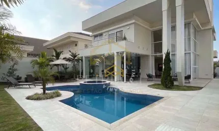 Casa com 4 dormitórios à venda, 408 m² por r$ 4.490.000,00 - loteamento mont blanc residence - campinas/sp