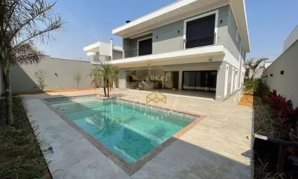 Casa com 4 dormitórios à venda, 453 m² por r$ 5.900.000,00 - loteamento mont blanc residence - campinas/sp