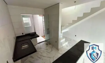 Casa para venda em betim, novo horizonte, 2 dormitórios, 2 suítes, 3 banheiros, 1 vaga