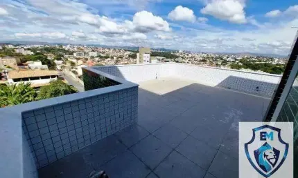 Cobertura para venda em betim, senhora das graças, 3 dormitórios, 1 suíte, 2 banheiros, 2 vagas
