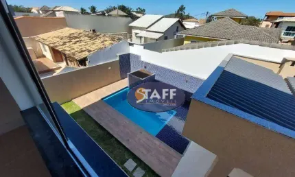 Casa com 4 dormitórios à venda, 223 m² por r$ 1.100.000,00 - guriri - cabo frio/rj