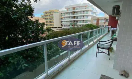 Apartamento com 3 dormitórios à venda, 112 m² por r$ 950.000,00 - centro - cabo frio/rj