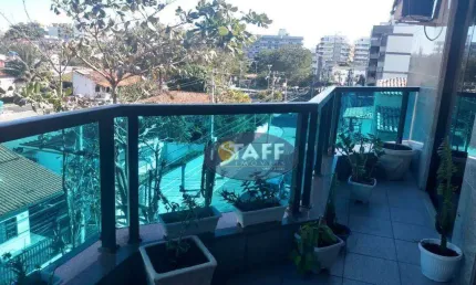 Apartamento com 3 dormitórios à venda, 132 m² por r$ 800.000,00 - passagem - cabo frio/rj