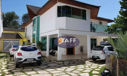 Casa com 3 dormitórios à venda, 200 m² por r$ 2.690.000 - palmeiras - cabo frio/rj