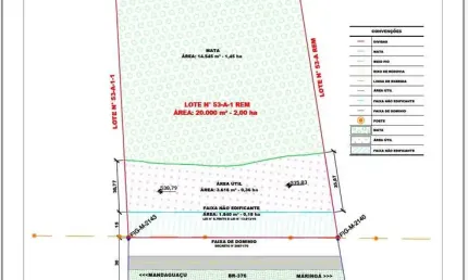Área comercial à venda na br-376 | próximo à fábrica da coca-cola e shopping catuaí - maringá/p