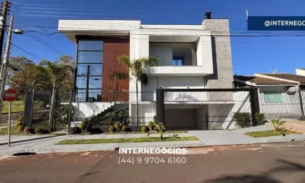 Sobrado de alto padrão à venda  jardim iguaçu maringá - pr.