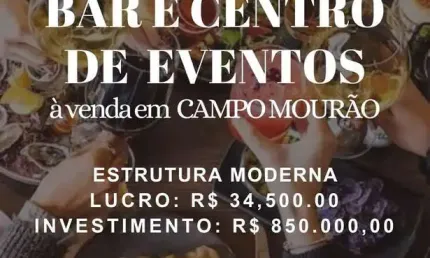 Ponto comercial à venda na Rua São José, Centro, Campo Mourão