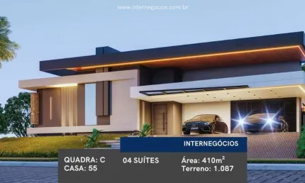 Casa em condomínio fechado com 4 quartos à venda na Estrada Romeirinha, 2413, Jardins de Monet Residence, Maringá