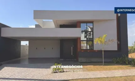 Casa térrea à venda no condomínio guaçu ecopark residence
