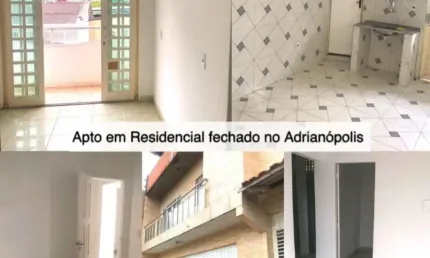 Apto localizado no bairro adrianópolis, em um residencial do conjunto, por trás do antigo detran, localização tranquila e privilegiada.