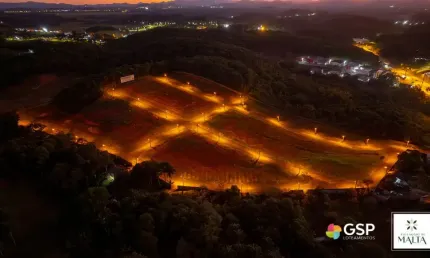 Terreno em joinville com financiamento direto com a loteadora.