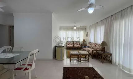 Apartamento com varanda e vista mar a uma quadra da praia das pitangueiras de 3 quartos (1 suíte),