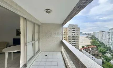 Apartamento à venda na praia das pitangueiras, na quadra do mar, 3 quartos, 2 vagas, vista para o m
