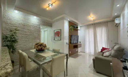 Apartamento com varanda em prédio novo com lazer a uma quadra da praia das pitangueiras de 3 quarto