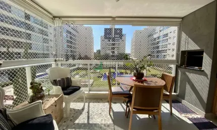 Apartamento com 3 suítes em condomínio clube no água verde - curitiba, pr