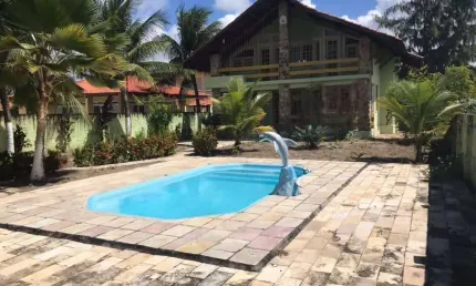 Casa frente mar para venda em itamaracá, praia do sossego, 5 dormitórios, 2 suítes, 4 banheiros, 10 vagas
