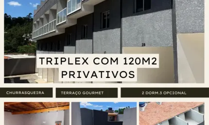 Sobrado pronto- 3 andares 120m² - resid. stº antônio - itbi e escritura grátis - só 318.900
