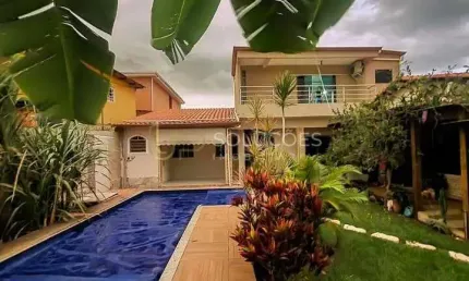 Casa 3 suítes, cozinha planejada + área gourmet c/ churrasqueira | setor de mansões