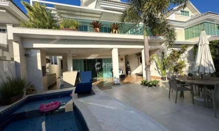 Casa em condomínio fechado com 4 quartos à venda na Estrada Vereador Alceu de Carvalho, Recreio dos Bandeirantes, Rio de Janeiro, 480 m2 por R$ 3.200.000