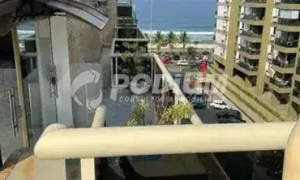 Barra da Tijuca | Cobertura Linear 3 quartos, sendo 1 suite