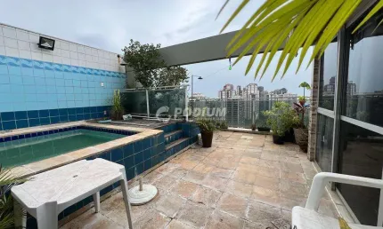 Barra da Tijuca | Cobertura Duplex 2 quartos, sendo 1 suite