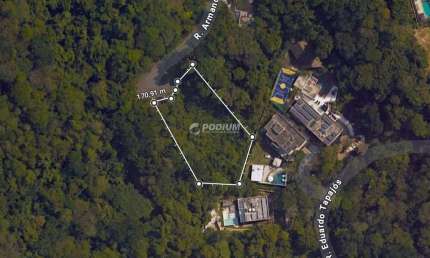 Terreno em condomínio fechado à venda na Rua Armando Sarmento, Itanhangá, Rio de Janeiro, 854 m2 por R$ 850.000