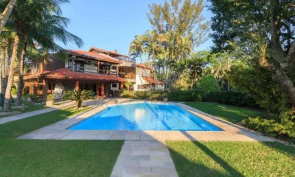 Casa em condomínio fechado com 6 quartos à venda na Avenida Prefeito Dulcídio Cardoso, Barra da Tijuca, Rio de Janeiro