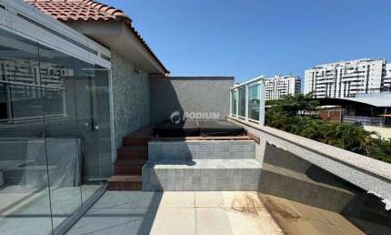Cobertura com 3 quartos para alugar na Rua Nicette Bruno, Recreio dos Bandeirantes, Rio de Janeiro, 172 m2 por R$ 7.000