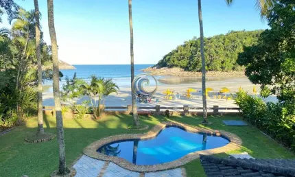Casa frente mar para venda em guarujá, praia do pernambuco, 4 dormitórios, 2 suítes, 6 banheiros, 5 vagas