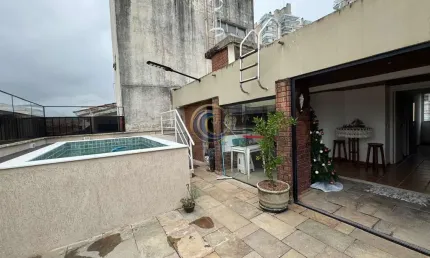 Cobertura para venda em guarujá, praia da enseada, 3 dormitórios, 1 suíte, 4 banheiros, 2 vagas
