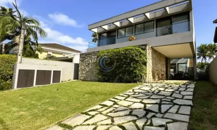 Casa em condomínio para venda em guarujá, jardim acapulco, 5 dormitórios, 5 suítes, 7 banheiros, 6 vagas