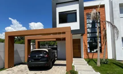 Excelente sobrado de alto padrão semi mobiliado com 03 dormitórios, sendo 01 suite com closet, no fátima em canoas