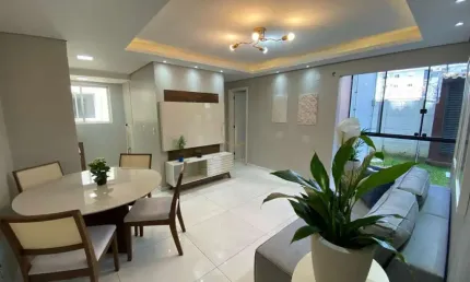 Apartamento 02 dormitórios, sacada com churrasqueira, igara