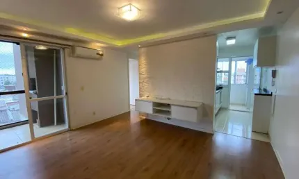 Apartamento 02 dormitórios, sacada com churrasqueira na igara canoas