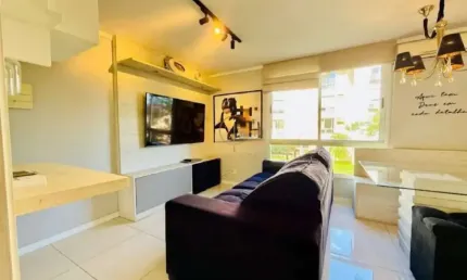Apartamento semi mobiliado  2 dormitórios, 1 vaga, próximo ao centro de canoas.