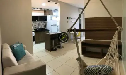 Apartamento/studio totalmente mobiliado com vaga e lazer completo em jardim camburi