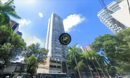Apartamento mobiliado de 03 quartos/suíte, lazer completo e com vista para o mar na praia do canto