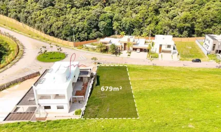 Alphaville jundiaí 1 - terreno de 679m² no alphaville jundiaí 1