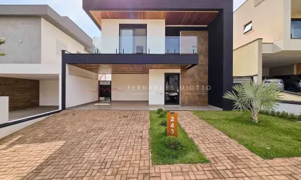 Brisas jundiaí - casa nova com rooftop, piscina e 3 suítes à venda no brisas jundiaí