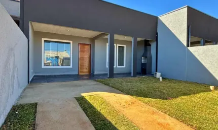 Linda casa em fazenda rio grande - com entrada facilitada e acabamento de primeira!
