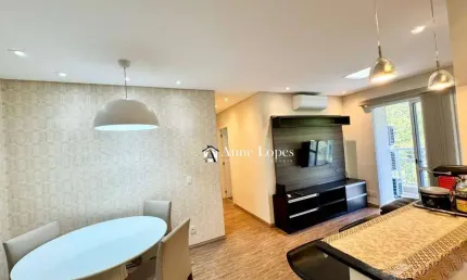 Locação acquaplay, vista livre e andar alto, mobiliado!02 dormitórios sendo 01 suíte, lazer completo