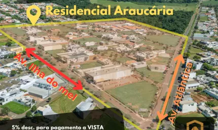 Lotes residenciais e comerciais - residencial araucária - cianorte, pr