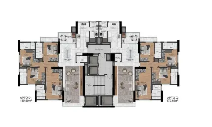 Apartamento com 4 dormitórios à venda sendo 4 suítes, 180.59 m² por - r$ 3.522.096,14 - pioneiros - bal. camboriú/sc