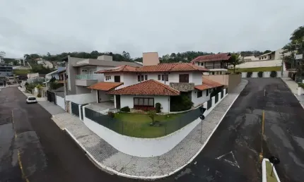 Casa com 5 dormitórios à venda, 298 m² - escola agrícola - blumenau/sc