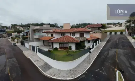 Casa com 5 dormitórios à venda, 298 m² - escola agrícola - blumenau/sc