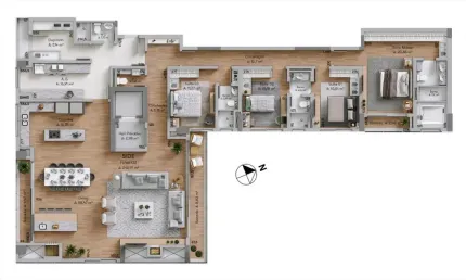 Residencial abu dhabi: um apartamento incomparável e com lazer de alto padrão.