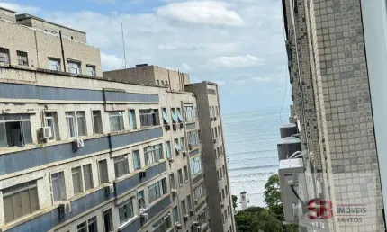 Apartamento com 1 dormitório à venda, 52 m² por r$ 470.000,00 - aparecida - santos/sp