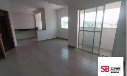Apartamento com 2 dormitórios à venda, 68 m² - campo grande - santos/sp