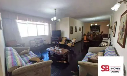 Apartamento com 3 dormitórios à venda, 190 m² por r$ 750.000,00 - boqueirão - santos/sp