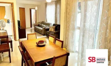 Apartamento com 3 dormitórios à venda, 112 m² por r$ 800.000 - boqueirão - santos/sp